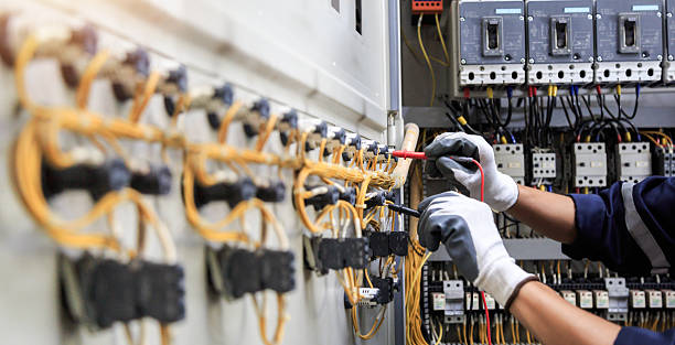 Professional Electrician technician working in Eastover, NC